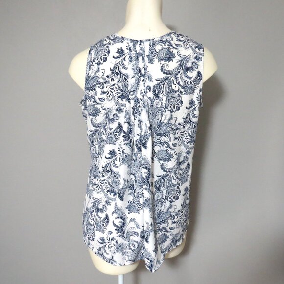 BOBEAU Paisley Blouse Size 1X - Picture 4 of 8